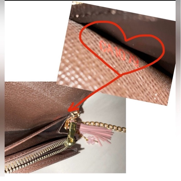 ✅AUTHENTIC DAMIER LONG WALLET ONCHAIN CROSSBODY - Picture 5 of 9